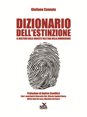 cover image of Dizionario dell'estinzione